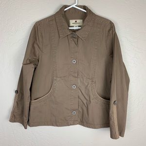 Woolrich Brown Button Down Jacket women’s Large